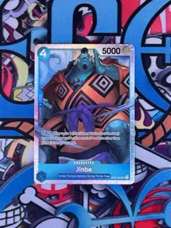 One Piece TCG Jinbei OP07-045 SR NM English - Image 1