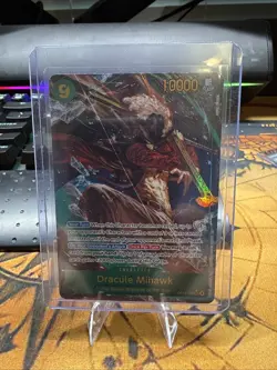 Dracule Mihawk SEC Alt Art Secret Rare OP14-119 One Piece TCG English NEW!🚨 - Image 2