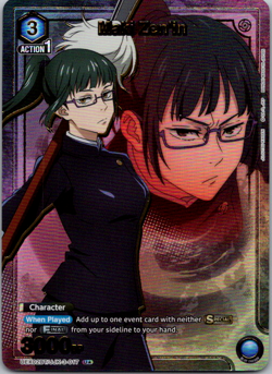 UNION ARENA UEX02BT/JJK-3-017 Maki Zen'in Parallel U Jujutsu Kaisen Vol.2 - Image 1