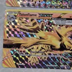 Two Talonflame BREAK 21/114 XY - Steam Siege Holo Pokemon Cards - Image 2