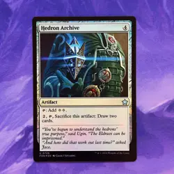 FOIL Hedron Archive 0726 FDN Foundations MTG Commander Magic the Gathering Card - Image 1