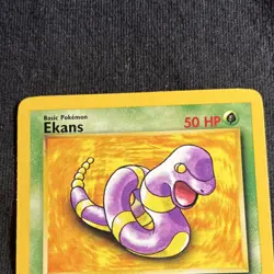 Ekans 56/82 Team Rocket 1st Edition Regular Common Pokemon TCG Card English - Image 2