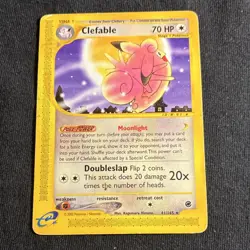 Clefable 41/165 Expedition Base Set Regular Rare Pokemon TCG Card English - Image 1
