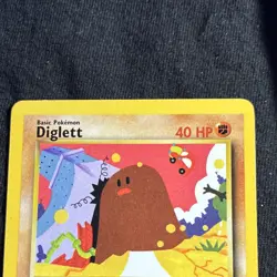 Diglett 52/82 Team Rocket Common 2000 Wizards Pokemon Card English 1st Edition - Image 2