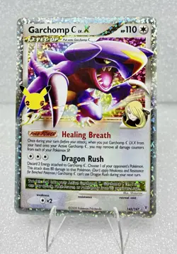 GARCHOMP C LV.X 145/147 LP HOLO RARE CELEBRATIONS 25TH POKEMON CARD TCG - Image 1
