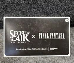 MTG Secret Lair x FINAL FANTASY: Grimoire - Rainbow Foil, Scuffed Sleeve - Image 1
