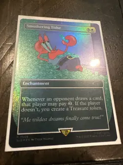 🌟Smothering Tithe SpongeBob (Rainbow 🌈Foil) Secret Lair Drop Foil🌟 - Image 1