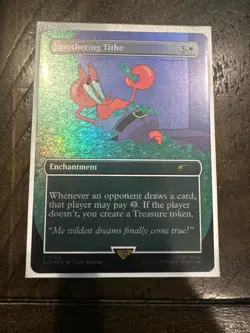 🌟Smothering Tithe SpongeBob (Rainbow 🌈Foil) Secret Lair Drop Foil🌟 - Image 2