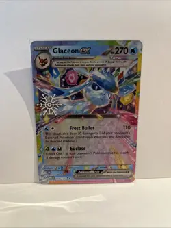 Pokemon TCG Glaceon EX Holiday Calendar Stamp 026/131 Prismatic Evolutions - Image 1