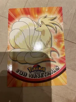 Pokemon Topps Ninetails #38 Non Holo TV Edition LP - Image 1