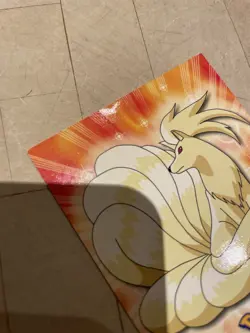 Pokemon Topps Ninetails #38 Non Holo TV Edition LP - Image 2