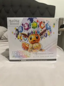 Pokemon Center Prismatic Evolutions ETB Elite Trainer Box Sealed - Image 1