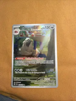 Pokemon Mabosstiff 218/198 | Scarlet & Violet Base | Illustration Rare - Image 1