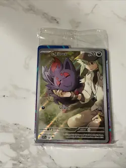 N's Zorua #189 SEALED Journey Together Black Star Promo Illustration Pokemon TCG - Image 1