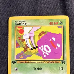 Koffing 58/82 Team Rocket 1st Edition Regular 2000 Wizards Pokemon TCG - Image 2