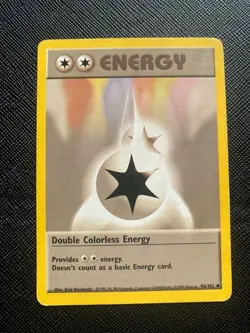Pokemon TCG - Double Colorless Energy 96/102 - Base Set - LP - Image 1