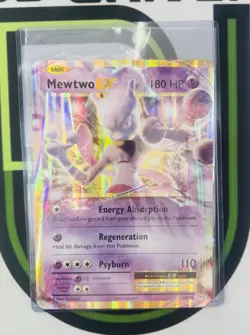 Mewtwo EX 52/108 2016 Evolutions Jumbo Promo Rare Pokemon TCG - Image 1