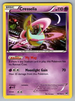 Cresselia Rare XY - BREAKthrough 70/162 Pokemon NM - Image 1
