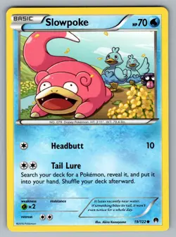 Slowpoke Common XY - BREAKpoint 19/122 Pokemon NM - Image 1