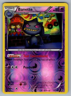 Banette (31) Rare XY - Roaring Skies 31/108 Pokemon NM - Image 1