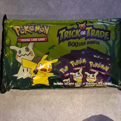Pokemon TCG Trick or Trade Booster Bundle Box Pikachu Mimikyu English Sealed - Image 1