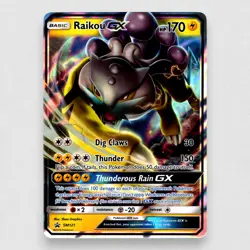 Raikou GX SM121 SM Promos Holo Promo Pokemon TCG NM - Image 1
