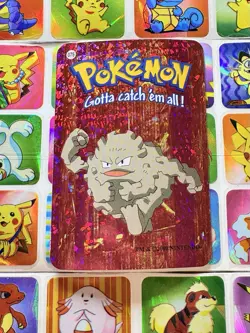 Pokemon 151 Vintage Pocket Monsters Vending HOLO Prism Sticker 2000 Nintendo - Image 3
