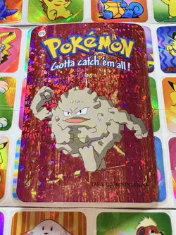 Pokemon 151 Vintage Pocket Monsters Vending HOLO Prism Sticker 2000 Nintendo - Image 4