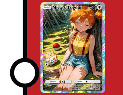 Misty Togepi Full Art Custom Pokemon Tcg - Image 3