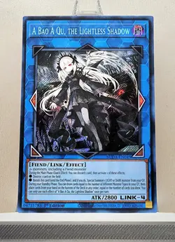 Yu-Gi-Oh SUDA-EN049 a Bao a Qu, the Lightless Shadow Secret Rare Mint + Freebies - Image 1
