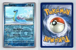 Lapras #16/91 SV Paldean Fates Pokemon 2024 Reverse Holo Common TCG Card - Image 1