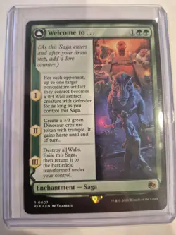 Magic the Gathering Welcome to...Jurassic Park Card 0007 Rare NM - Image 1