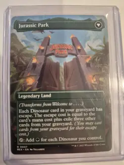 Magic the Gathering Welcome to...Jurassic Park Card 0007 Rare NM - Image 2