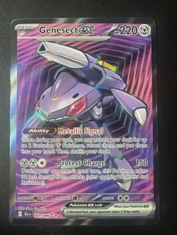 Genesect ex 161 2025 Pokemon S&V Black Bolt Full Art Ultra Rare Card NM+ - Image 1