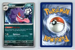 Gengar #57/91 Scarlet & Violet Paldean Fates Uncommon Pokemon 2024 TCG Card - Image 1