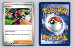 Atticus #77/91 Scarlet & Violet Paldean Fates Uncommon Pokemon 2024 TCG Card - Image 1