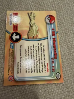 1999 Topps Ninetails #38 NM Beautiful Card Same Day Shipping - Image 2