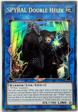 CIBR-EN099 SPYRAL Double Helix - Ultra Rare 1st Edition Near Mint YuGiOh Card - Image 1