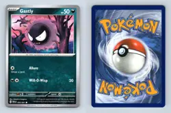 Gastly #55/91 Scarlet & Violet Paldean Fates Common Pokemon 2024 TCG Card - Image 1