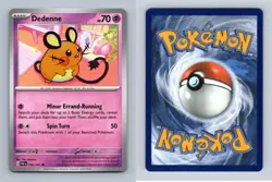 Dedenne #36/91 Scarlet & Violet Paldean Fates Common Pokemon 2024 TCG Card - Image 1
