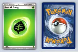 Grass Energy #1 Scarlet & Violet Paldean Fates Pokemon 2024 TCG Card - Image 1