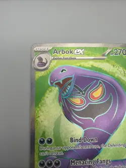 Pokemon Card Arbok ex 185/165 Scarlet & Violet 151 Holo Ultra Rare Near Mint - Image 2