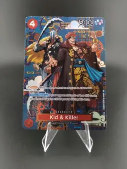 One Piece Card Game TCG Kid and Killer EB01-003 Alternate Art NM - Image 1