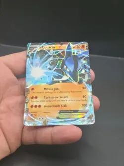 Pokemon Lucario EX Holo Card XY-Furious Fists Series 54/111 - Image 4