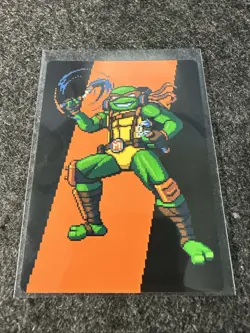 MTG Michelangelo, the Heart (Pixel) (35/54) TMNT Art Series - Image 2