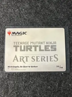 MTG Michelangelo, the Heart (Pixel) (35/54) TMNT Art Series - Image 3