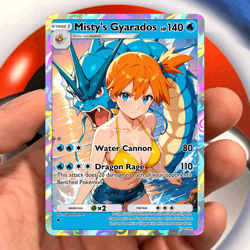 Misty Gyarados Full Art Custom Pokemon Tcg - Image 1