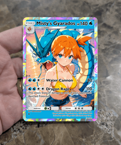 Misty Gyarados Full Art Custom Pokemon Tcg - Image 2