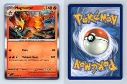 Magmortar #10/91 SV Paldean Fates Pokemon 2024 Rare Holo TCG Card - Image 1