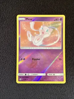 Mew 32/68 Reverse Holo Rare Hidden Fates 2019 Pokemon TCG - Image 1